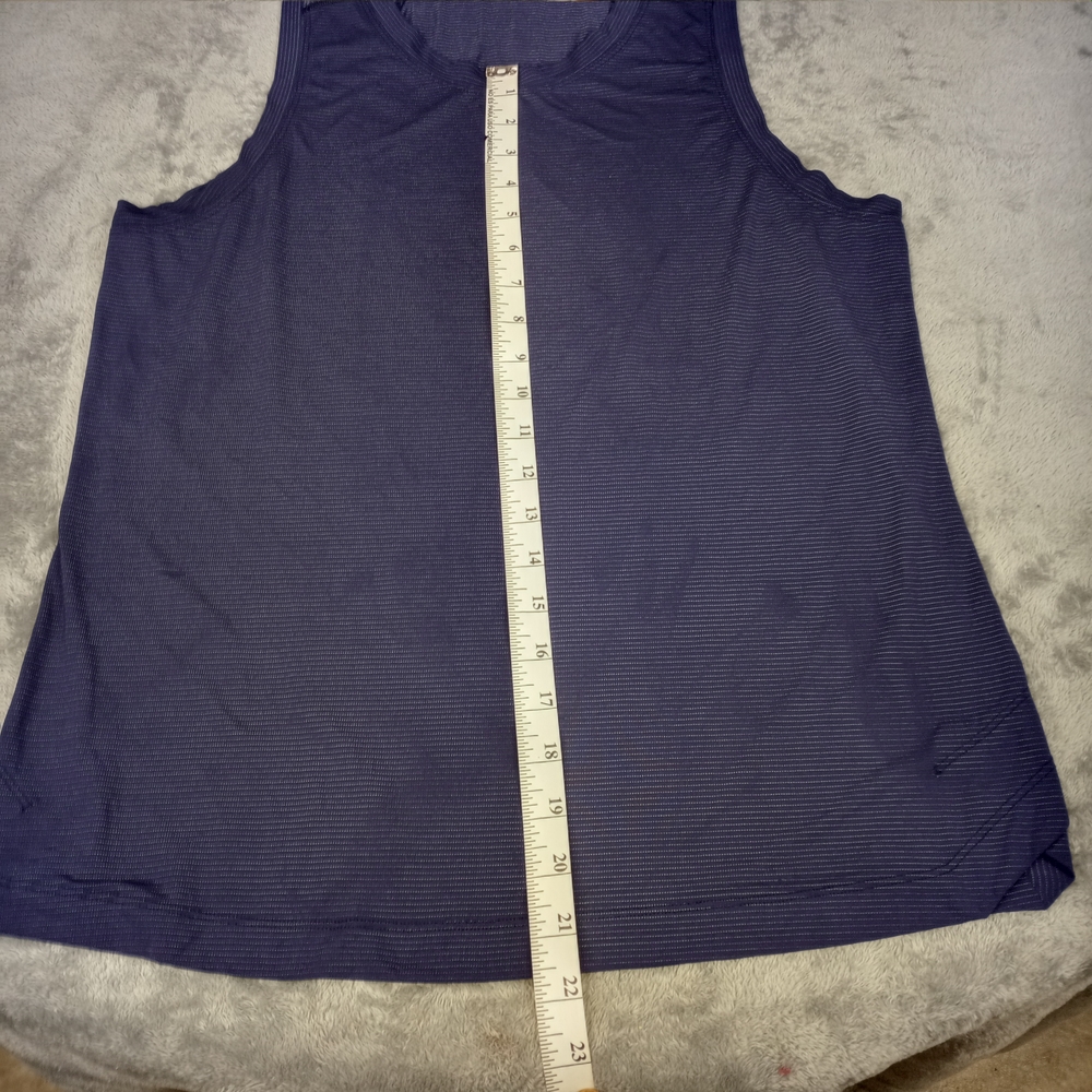 Lululemon Women's Navy Sleeveless Tank Top Size 4 - Picture 13 of 16